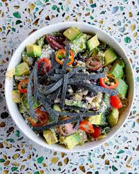 Fresco Cocina signature dishes Green Chili Chicken Bowl
Fajitas De La Casa
Birria Enchiladas